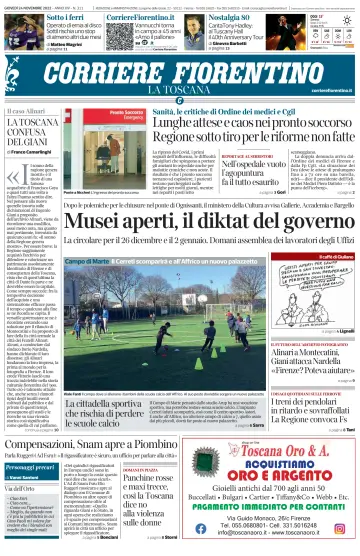 Corriere Fiorentino - 24 11월 2022