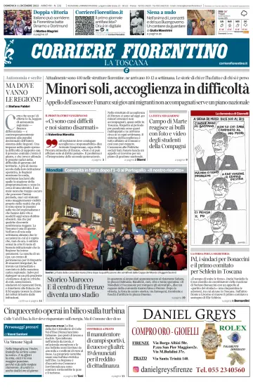 Corriere Fiorentino - 11 12월 2022