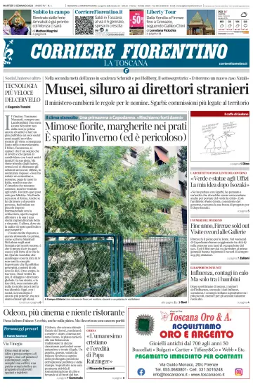 Corriere Fiorentino - 03 1월 2023