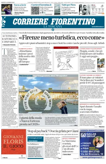 Corriere Fiorentino - 10 1월 2023