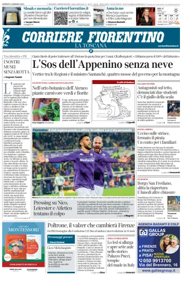 Corriere Fiorentino - 12 1월 2023