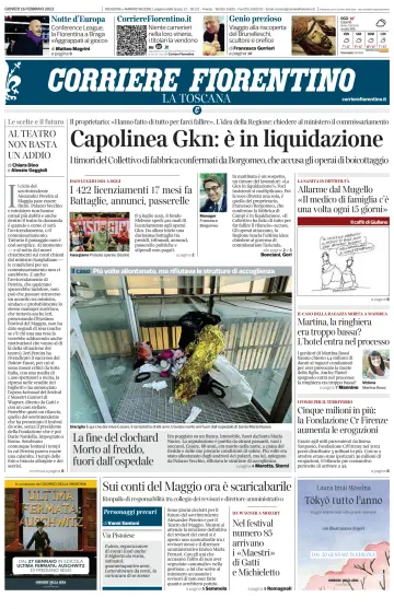 Corriere Fiorentino - 16 2월 2023