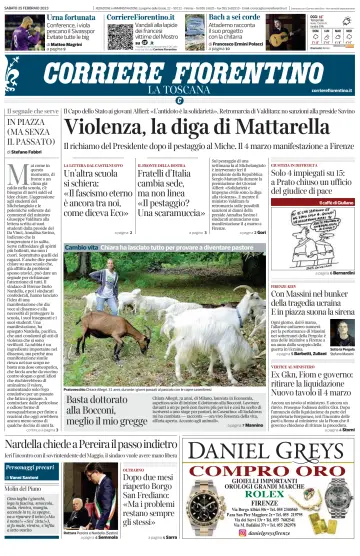 Corriere Fiorentino - 25 Feb 2023