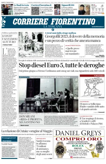 Corriere Fiorentino - 27 May 2023