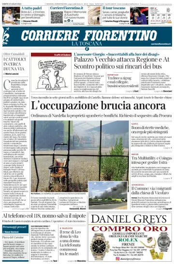 Corriere Fiorentino - 22 7월 2023