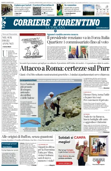 Corriere Fiorentino - 3 Aug 2023