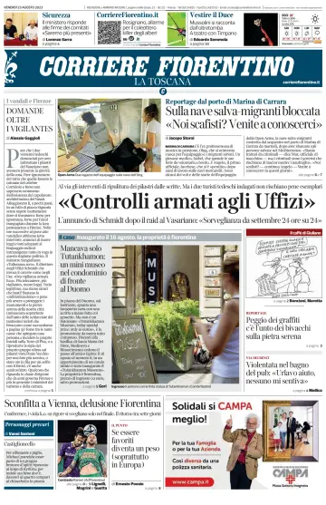 Corriere Fiorentino - 25 8월 2023