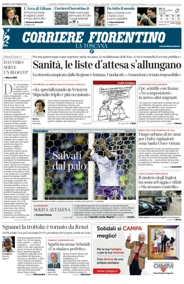 Corriere Fiorentino - 22 9월 2023