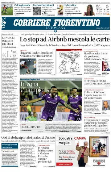 Corriere Fiorentino - 3 Oct 2023