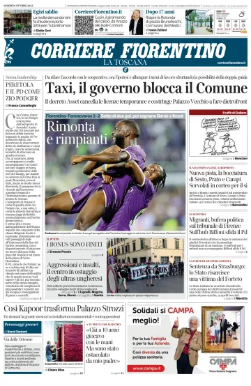 Corriere Fiorentino - 6 Oct 2023