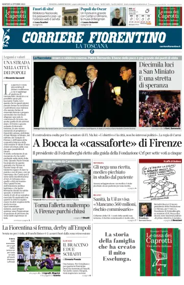 Corriere Fiorentino - 24 10월 2023
