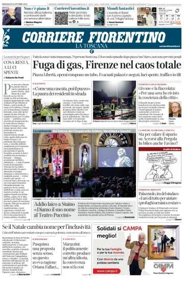 Corriere Fiorentino - 25 10월 2023