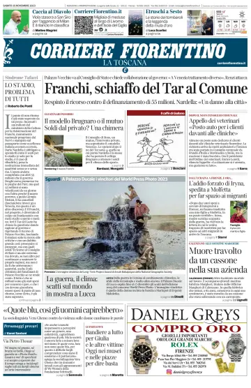Corriere Fiorentino - 25 11월 2023