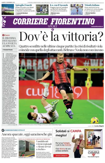 Corriere Fiorentino - 27 11월 2023