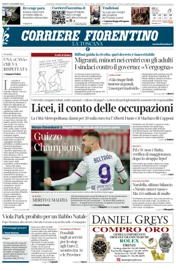 Corriere Fiorentino - 23 Dec 2023