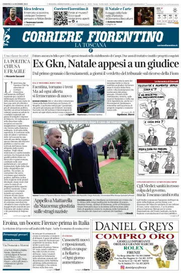 Corriere Fiorentino - 24 Dec 2023