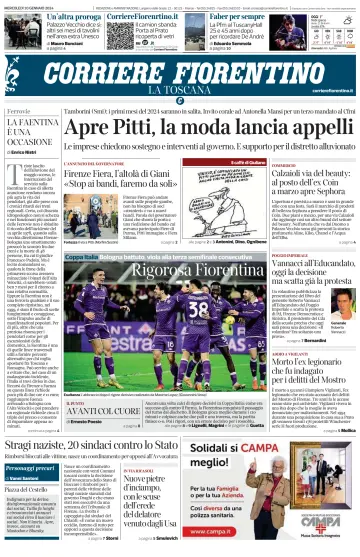 Corriere Fiorentino - 10 1월 2024
