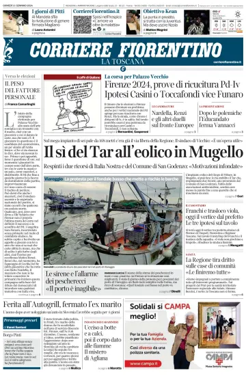 Corriere Fiorentino - 11 1월 2024
