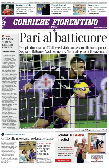 Corriere Fiorentino - 15 Jan 2024