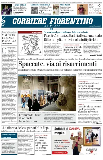 Corriere Fiorentino - 17 1월 2024