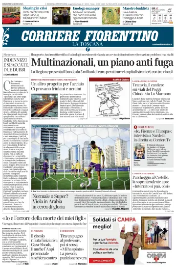 Corriere Fiorentino - 18 Jan 2024