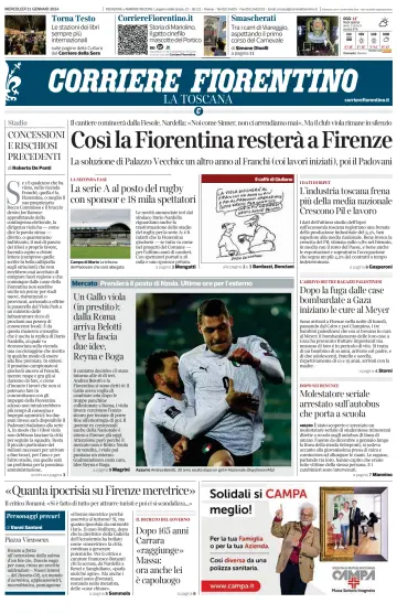 Corriere Fiorentino - 31 1월 2024