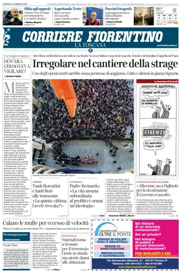 Corriere Fiorentino - 18 2월 2024