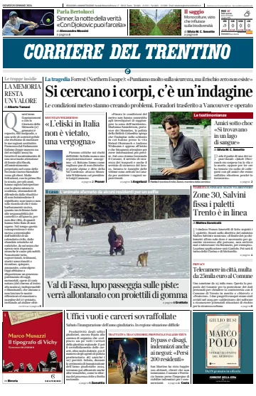 Corriere del Trentino - 25 Jan 2024