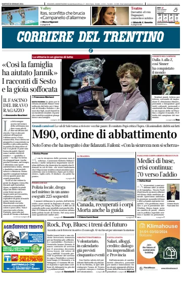 Corriere del Trentino - 30 Jan 2024