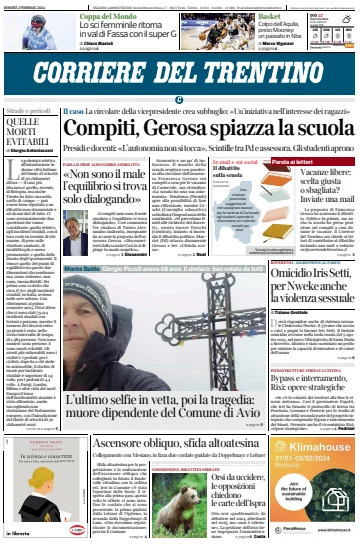 Corriere del Trentino - 2 Feb 2024
