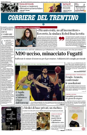 Corriere del Trentino - 8 Feb 2024
