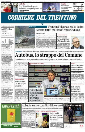 Corriere del Trentino - 13 Feb 2024