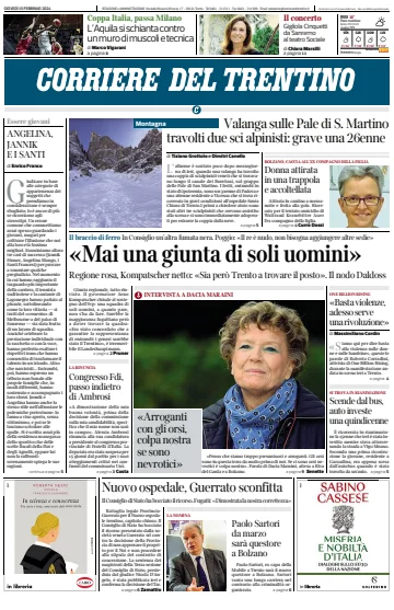 Corriere del Trentino - 15 Feb 2024