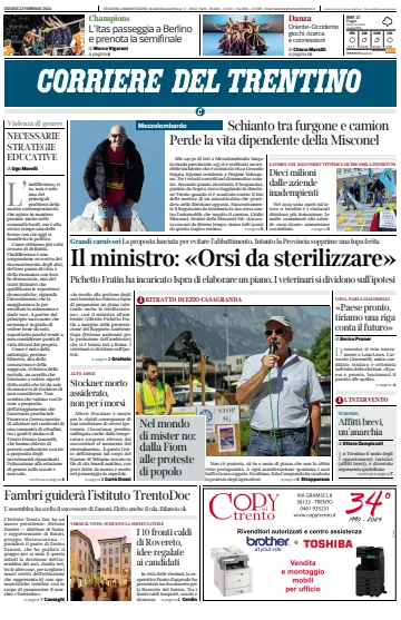 Corriere del Trentino - 22 Feb 2024