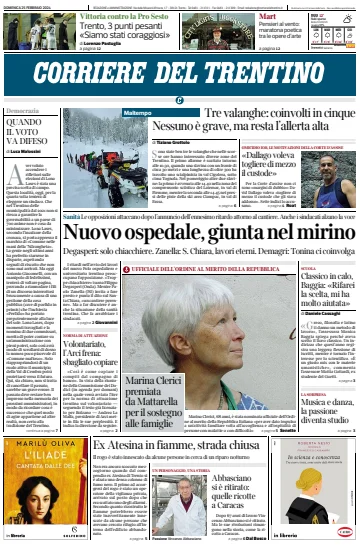 Corriere del Trentino - 25 Feb 2024
