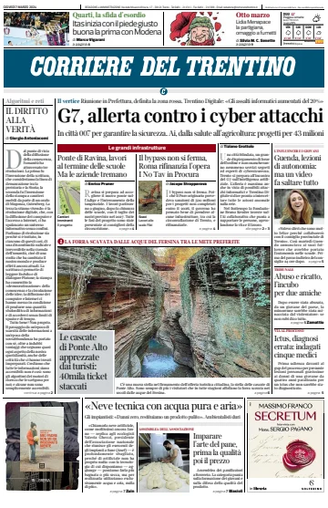 Corriere del Trentino - 7 Mar 2024