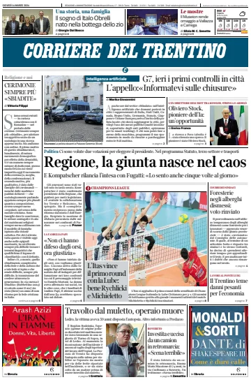 Corriere del Trentino - 14 Mar 2024