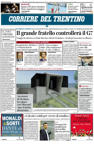 Corriere del Trentino - 15 Mar 2024