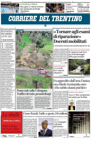 Corriere del Trentino - 3 Apr 2024