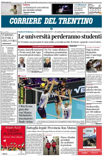 Corriere del Trentino - 4 Apr 2024