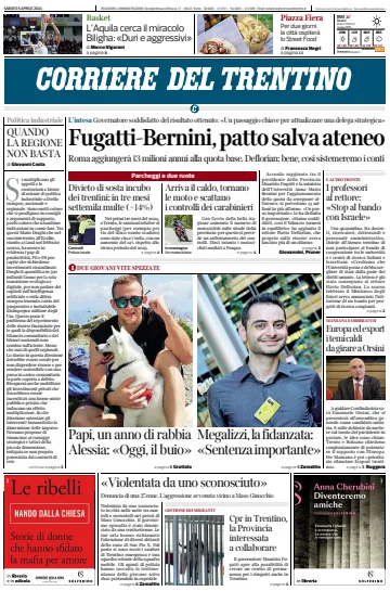 Corriere del Trentino - 06 4월 2024
