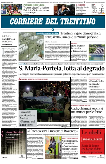 Corriere del Trentino - 07 4月 2024