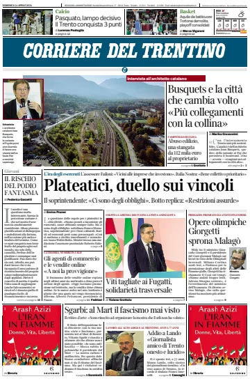 Corriere del Trentino - 14 abril 2024