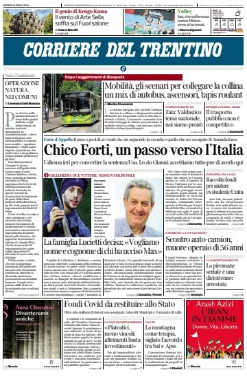 Corriere del Trentino - 18 abril 2024