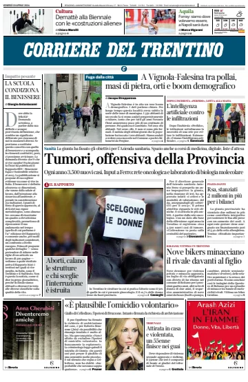 Corriere del Trentino - 19 апр. 2024
