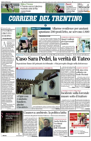 Corriere del Trentino - 20 4월 2024