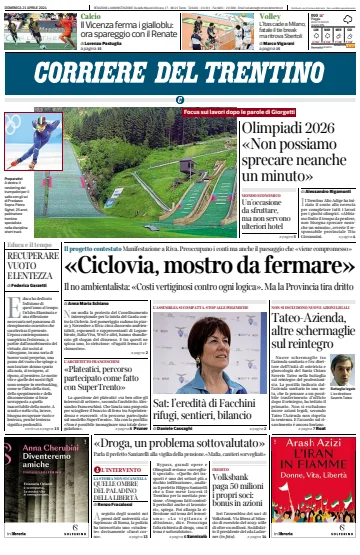 Corriere del Trentino - 21 abril 2024
