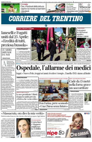 Corriere del Trentino - 26 Apr 2024