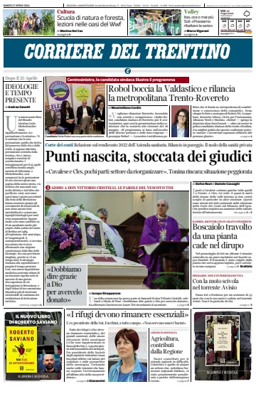 Corriere del Trentino - 27 avr. 2024