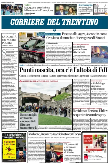 Corriere del Trentino - 28 апр. 2024